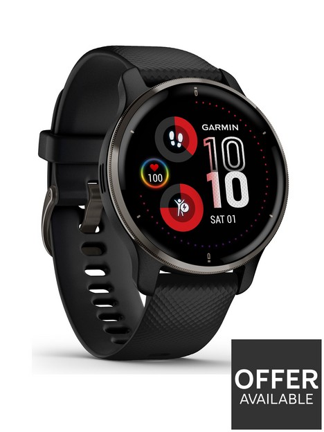 garmin-venu-2-plus-gps-smartwatch-with-all-day-health-monitoring-and-voice-functionality-slate-amp-black
