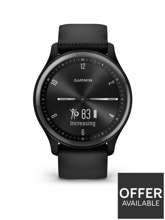 stillFront image of garmin-vivomove-sport-hybrid-smartwatch-with-hidden-touchscreen-display