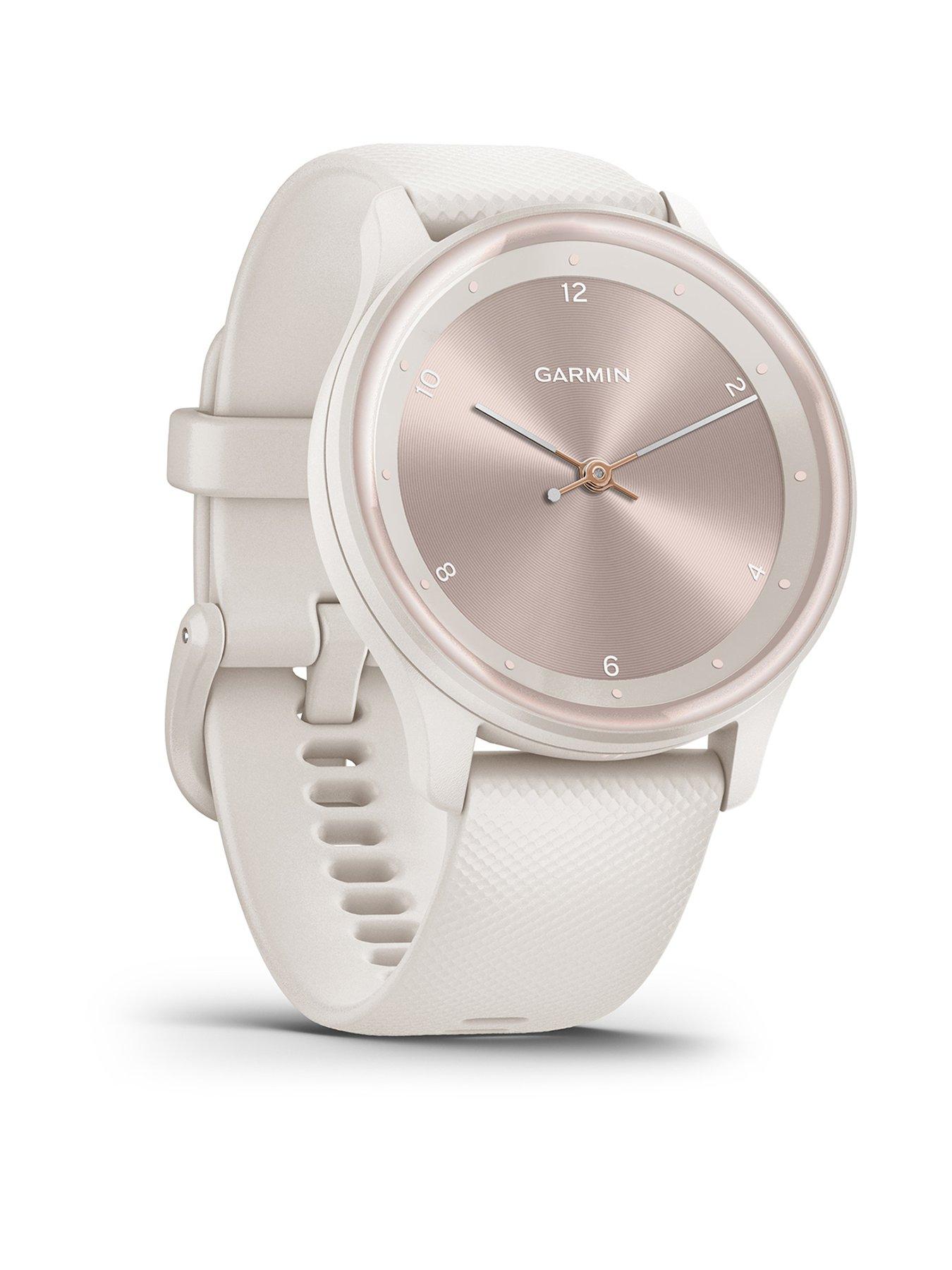 Garmin Vivomove Sport Hybrid Smartwatch with Hidden Touchscreen Display