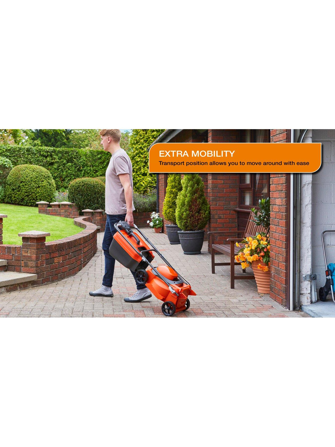  image of flymo-simplistore-300r-li-cordless-rotary-lawnmower-ndash-with-battery-and-charger-included