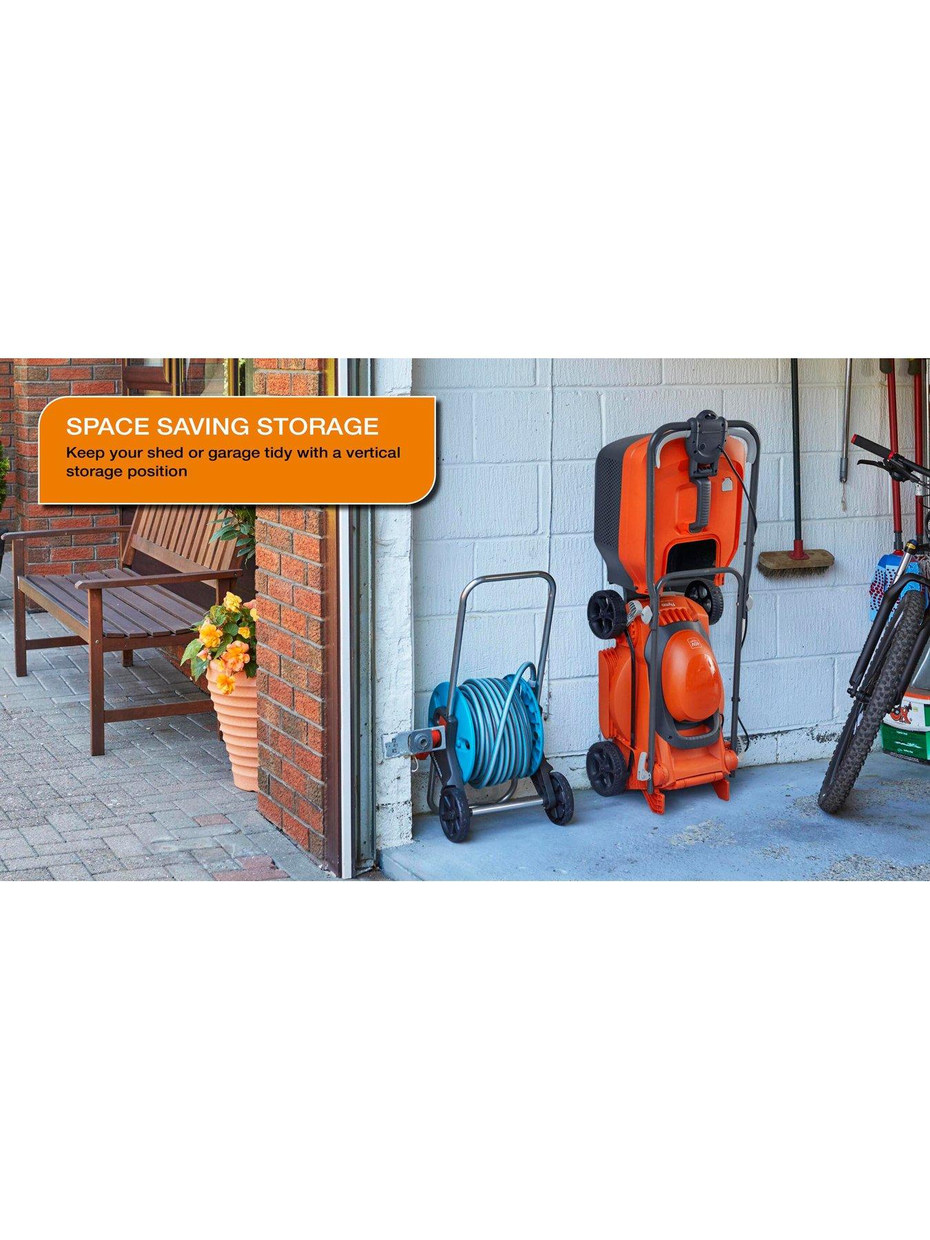  image of flymo-simplistore-340r-li-cordless-rotary-lawnmower-ndash-with-battery-and-charger-included