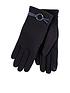  image of totes-thermal-smartouch-gloves-with-pu-trim-amp-ring-detail-navy