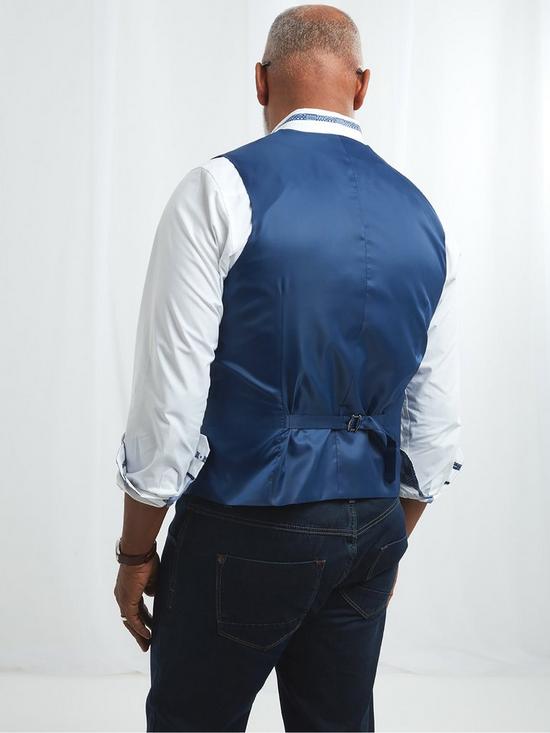stillFront image of joe-browns-sensational-stripe-waistcoat-blue