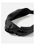  image of accessorize-textured-pu-knot-alice-band-black