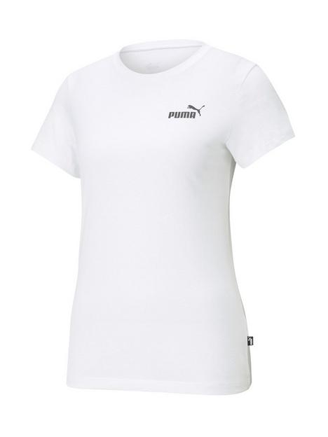 puma-essentials-small-logo-t-shirt-white