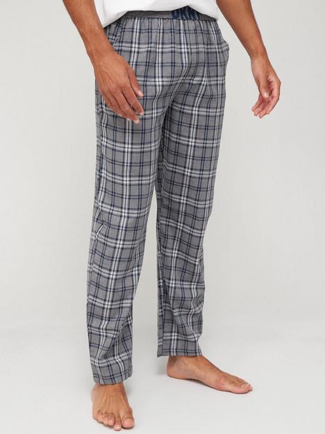dkny-isotopes-woven-check-lounge-pant-grey