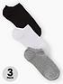  image of everyday-trainer-liner-socks-3-pack-mono