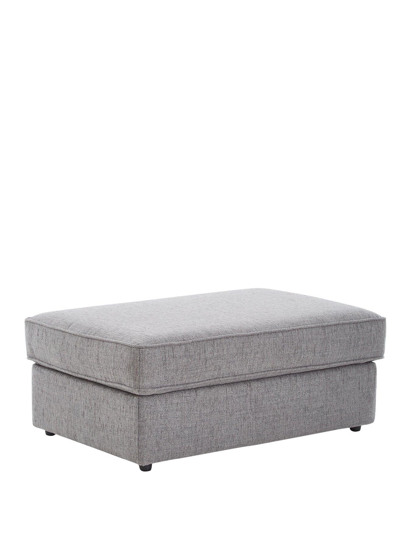  image of very-home-ashley-fabric-footstool