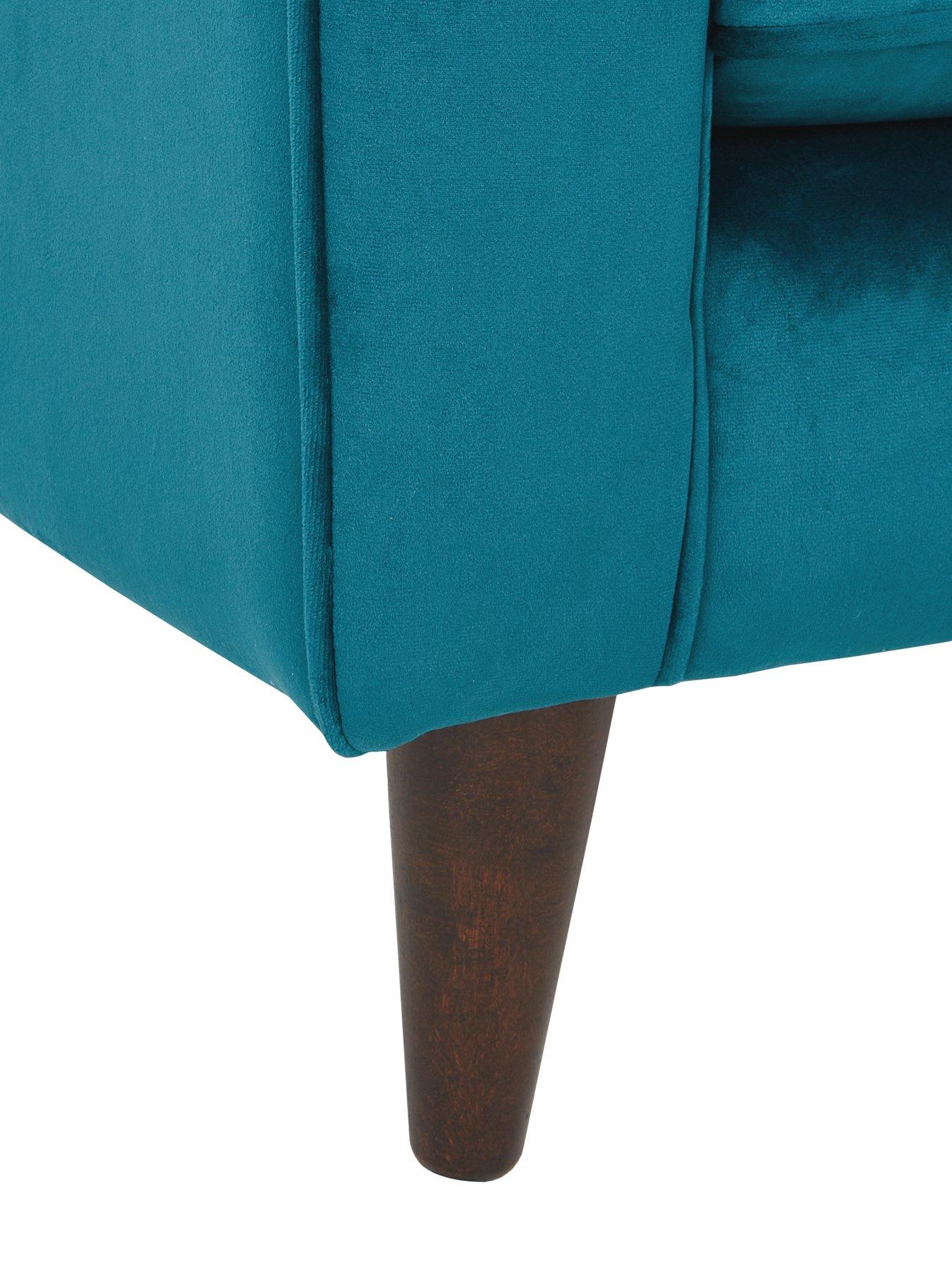 Image 3 of 5 of Very Home Pasha Small&nbsp;Fabric Right Hand Chaise Sofa&nbsp;- Made to order in the UK