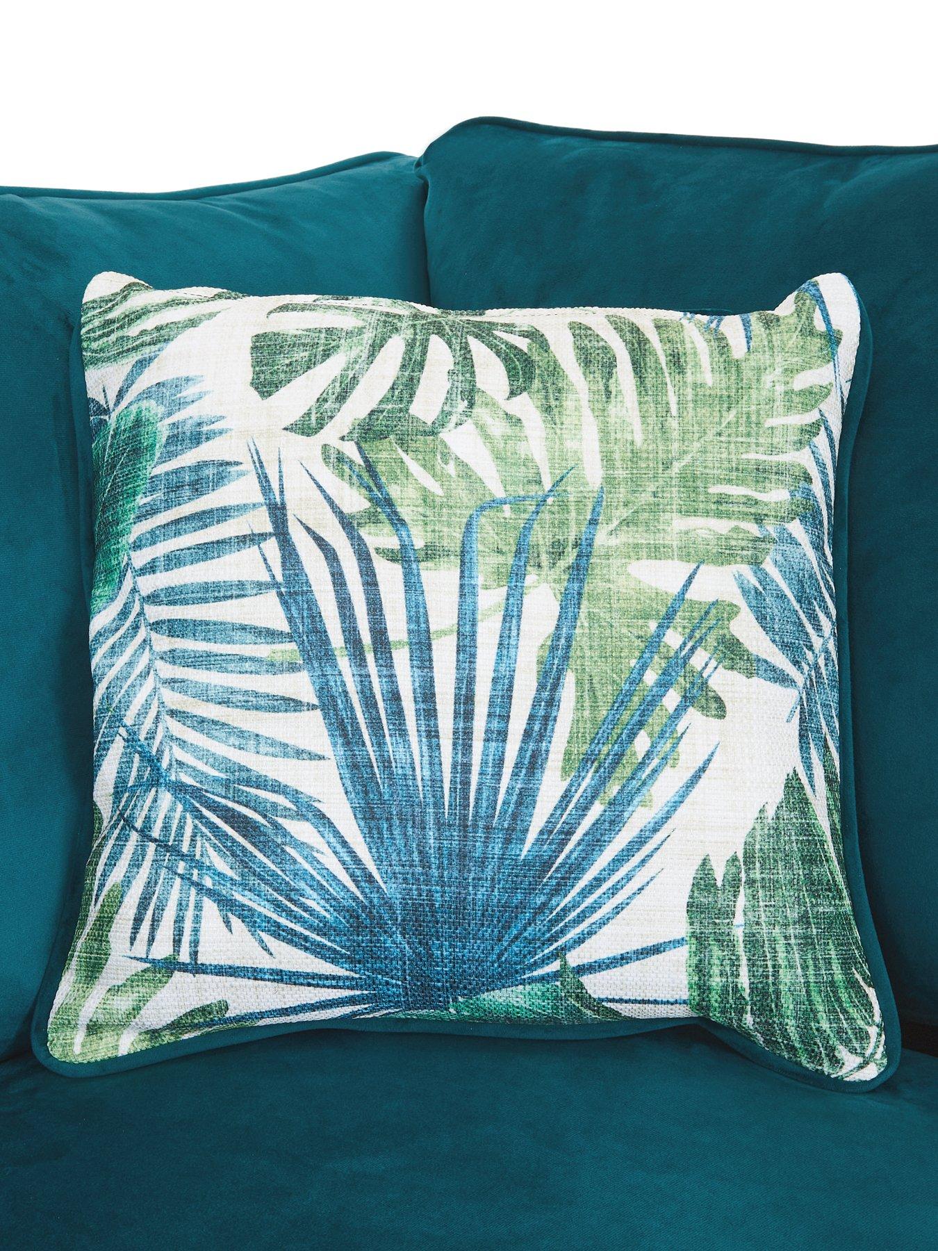 Image 5 of 5 of Very Home Pasha Fabric 3 Seater + 2 Seater Sofa Set (Buy and SAVE!) - Teal&nbsp;- Made to order in the UK