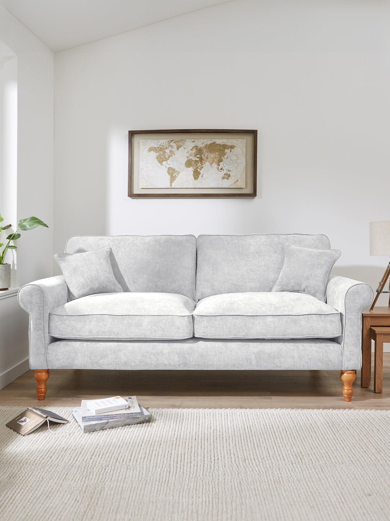 The Very Collection William Fabric 3 Seater Sofa - Made in the UK