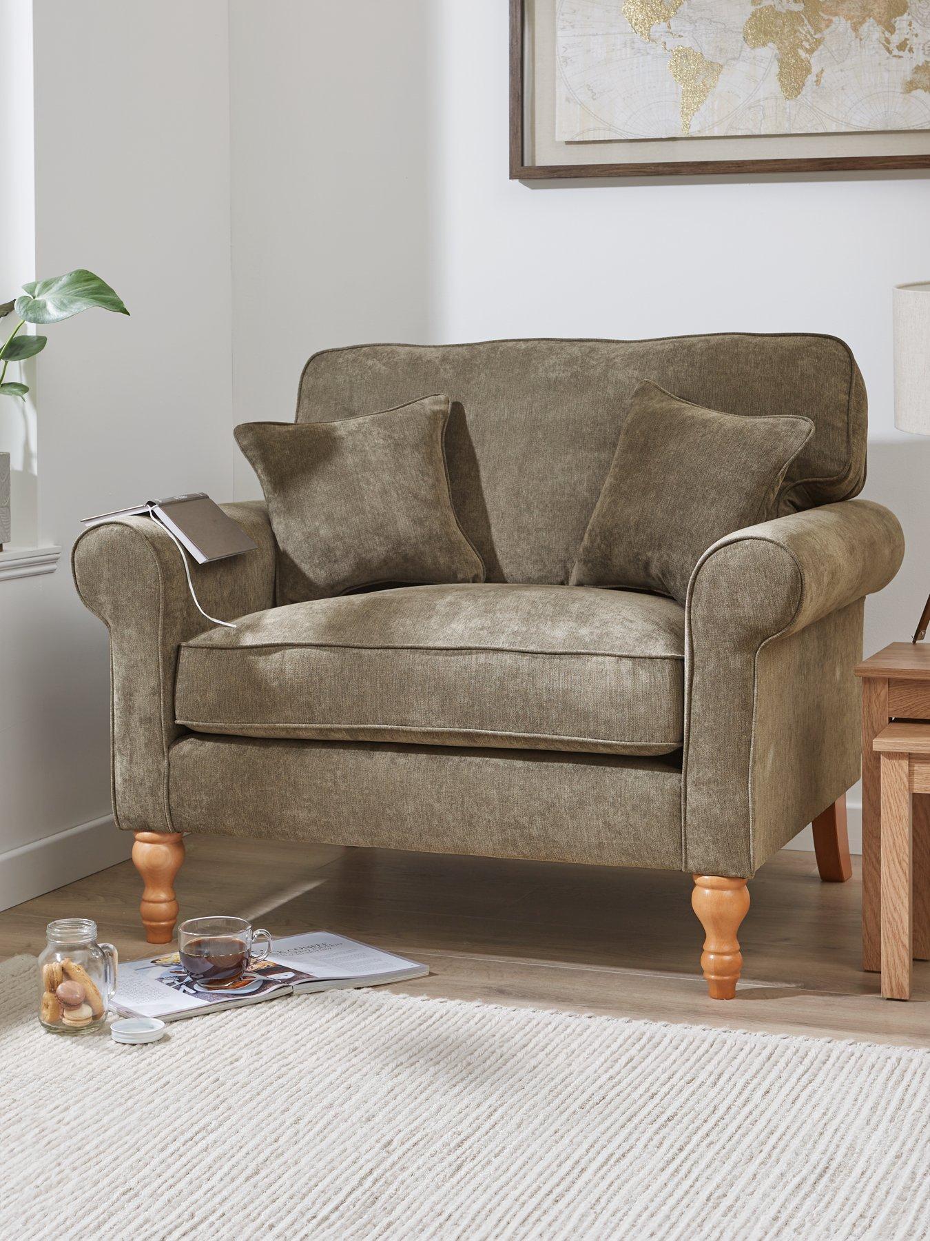 undefined William Fabric Armchair - Made in the UK