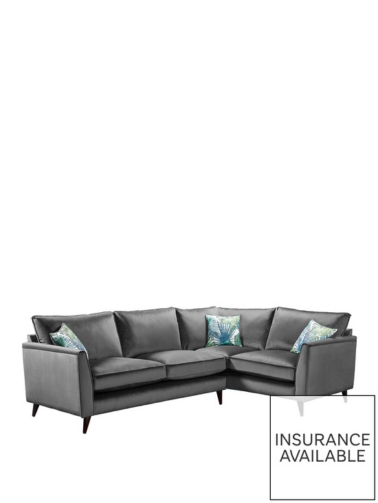 front image of very-home-pasha-small-fabric-right-hand-chaise-sofa-grey