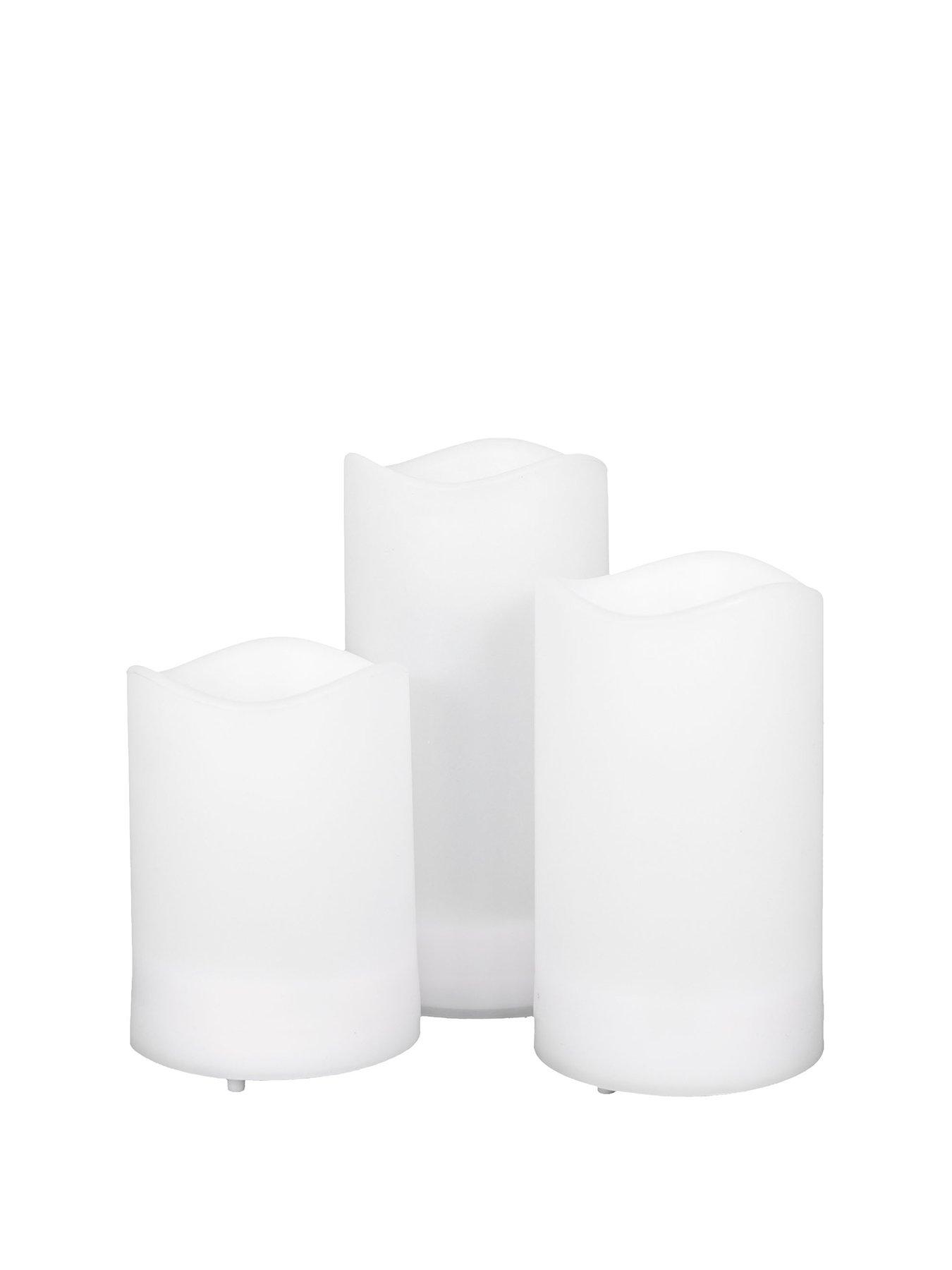  image of streetwize-set-of-3-solar-pillar-candles