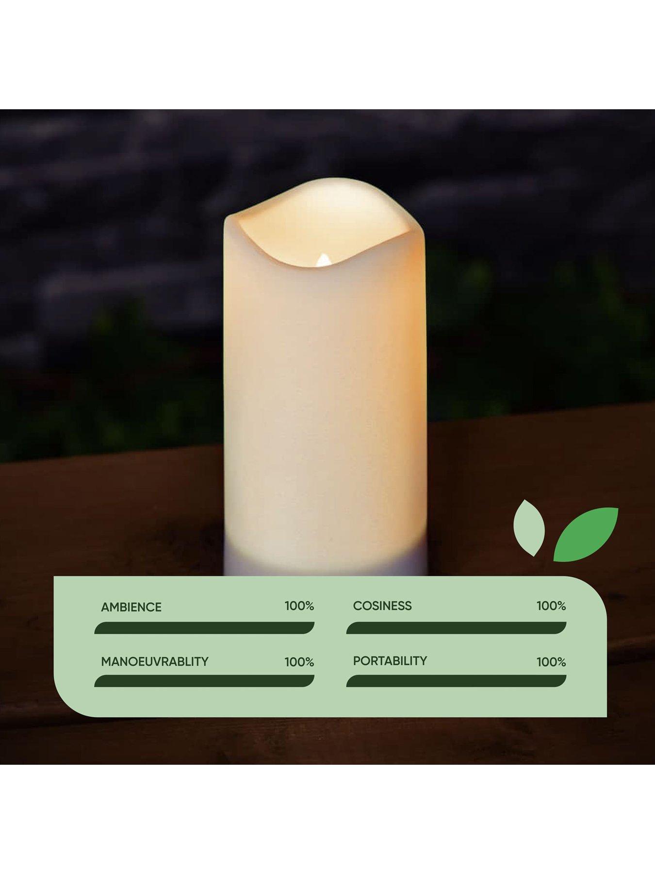  image of streetwize-set-of-3-solar-pillar-candles