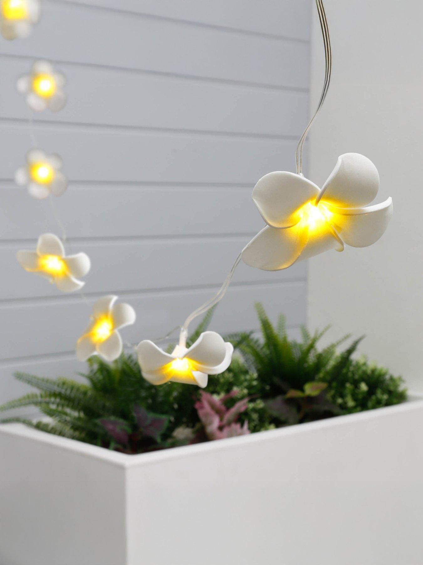 undefined Solar Frangipani Flower String Lights