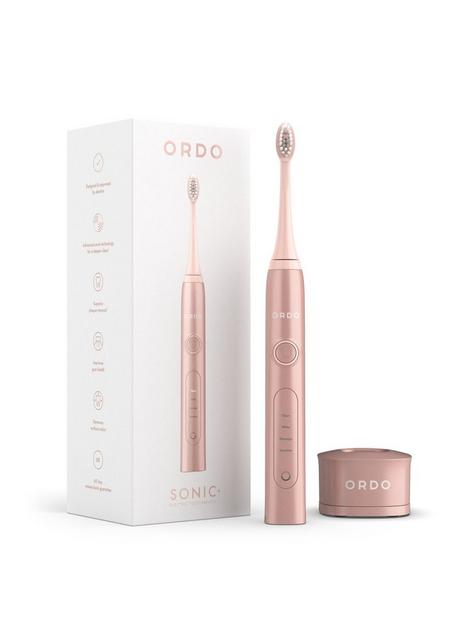 ordo-sonic-electric-toothbrush-rose-gold--nbsp4-brush-modesnbspclean-white-massage-amp-sensitive