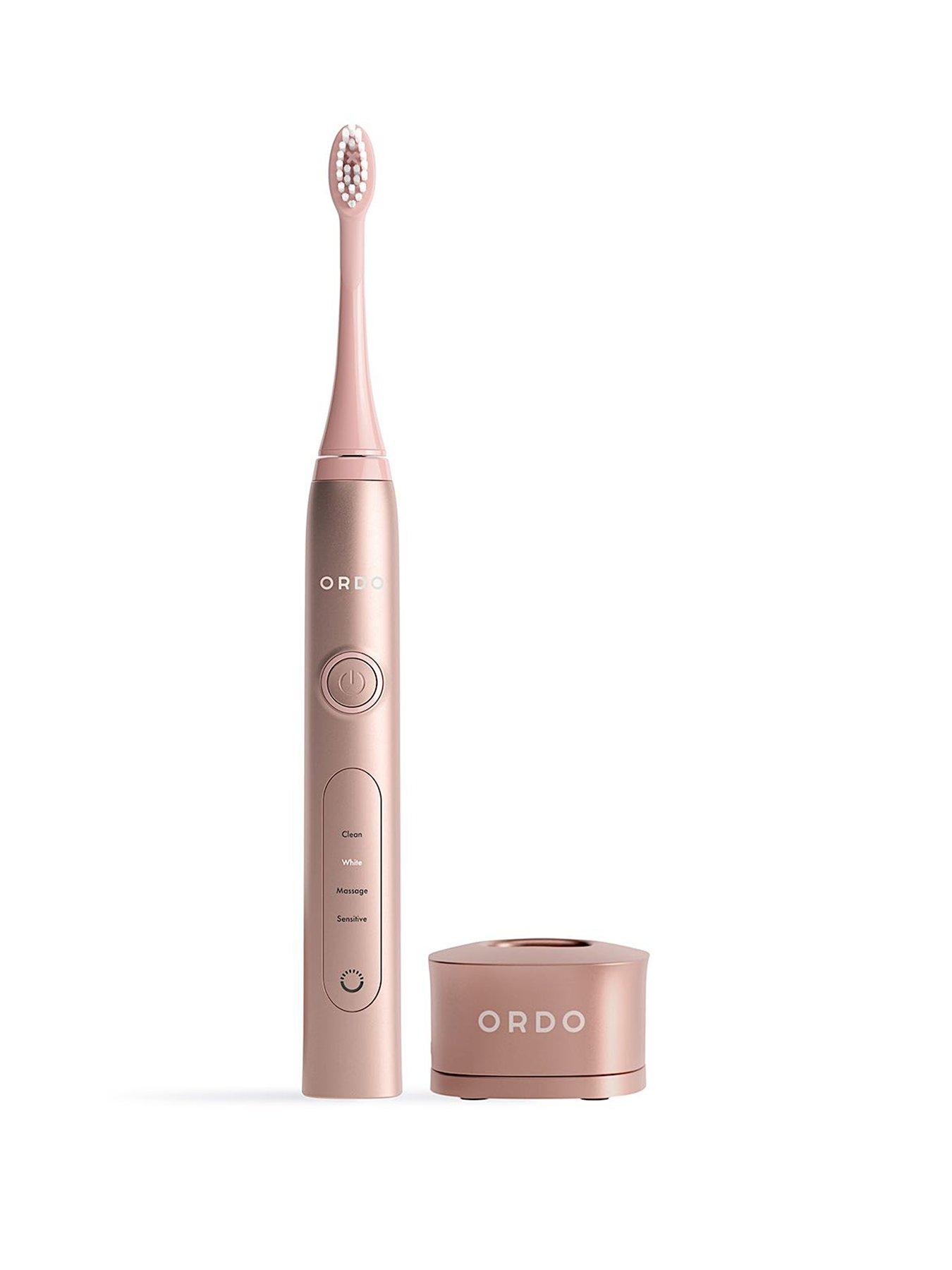 Ordo Sonic+ Electric Toothbrush (Rose Gold) - 4 Brush Modes: Clean, White, Massage  &  Sensitive