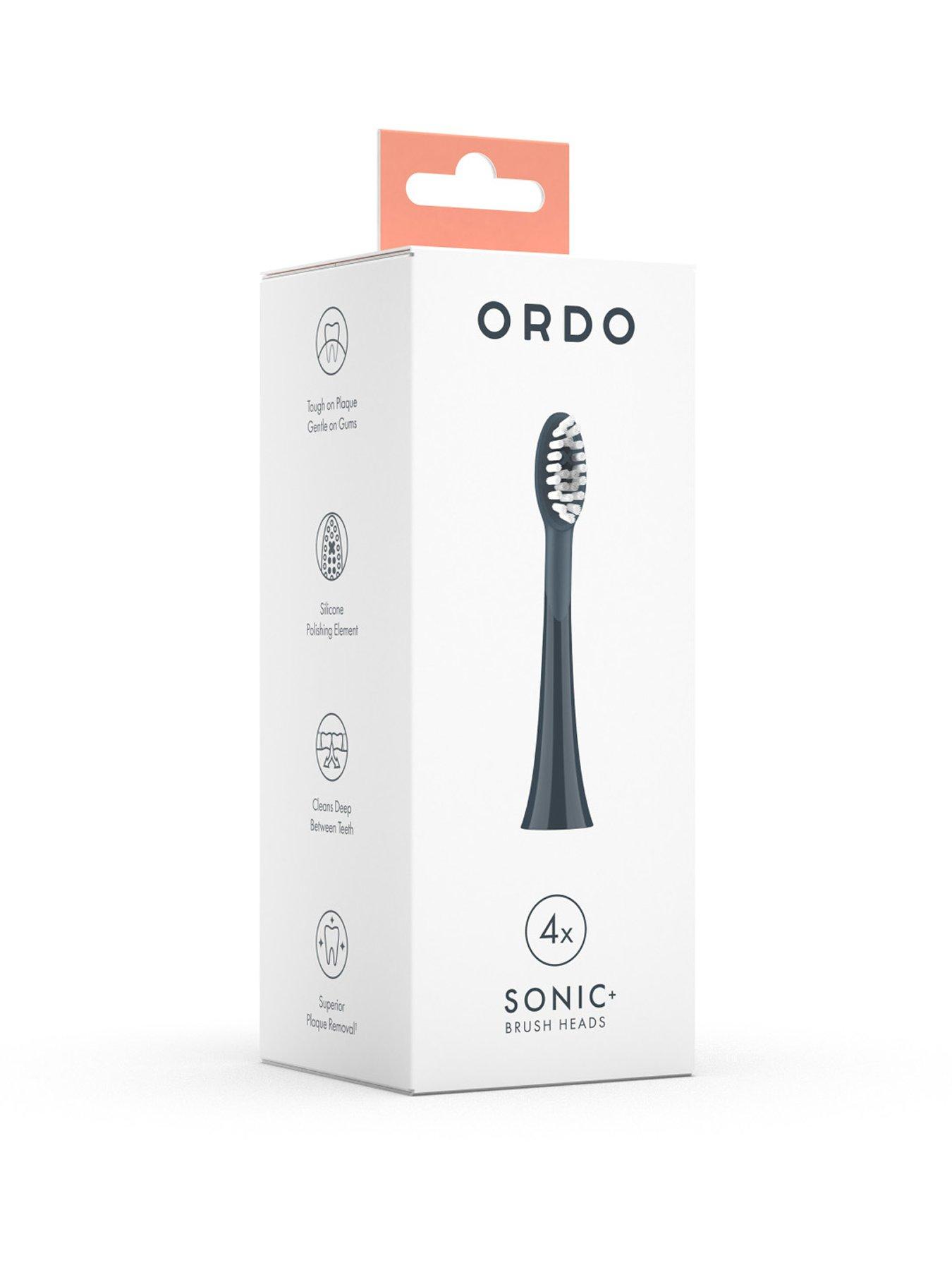 undefined Sonic+ Brush Heads 4-Pack (Charcoal Grey)
