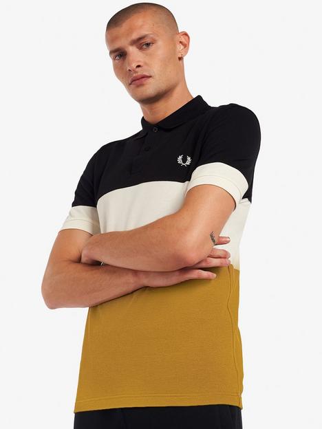 fred-perry-colour-block-polo-shirt
