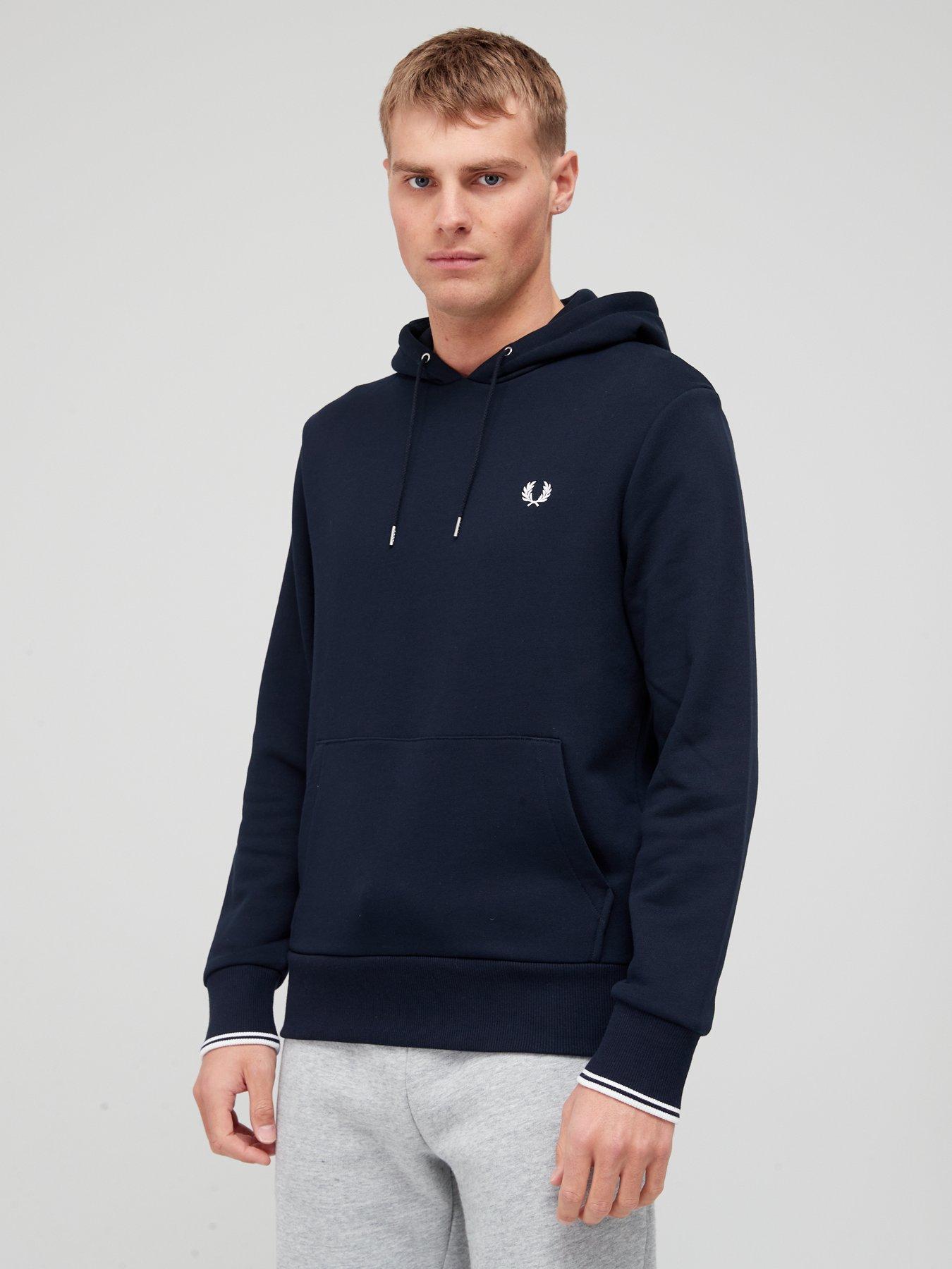 Fred Perry Tipped Overhead Hoodie | littlewoods.com