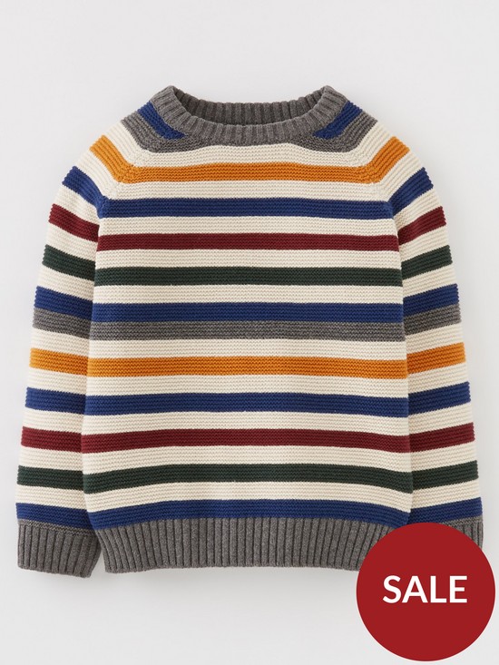 front image of mini-v-by-very-boys-multi-stripe-knitted-jumper-multi