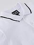  image of ea7-emporio-armani-boys-core-id-jersey-polo-shirt-white