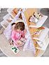  image of kidkraft-book-nook-tent-with-shelves