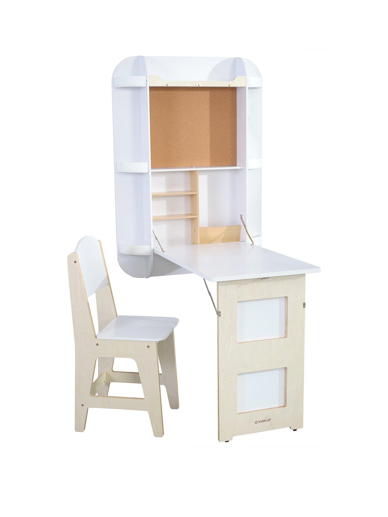 KidKraft Kids Writing Desk and Chair, White