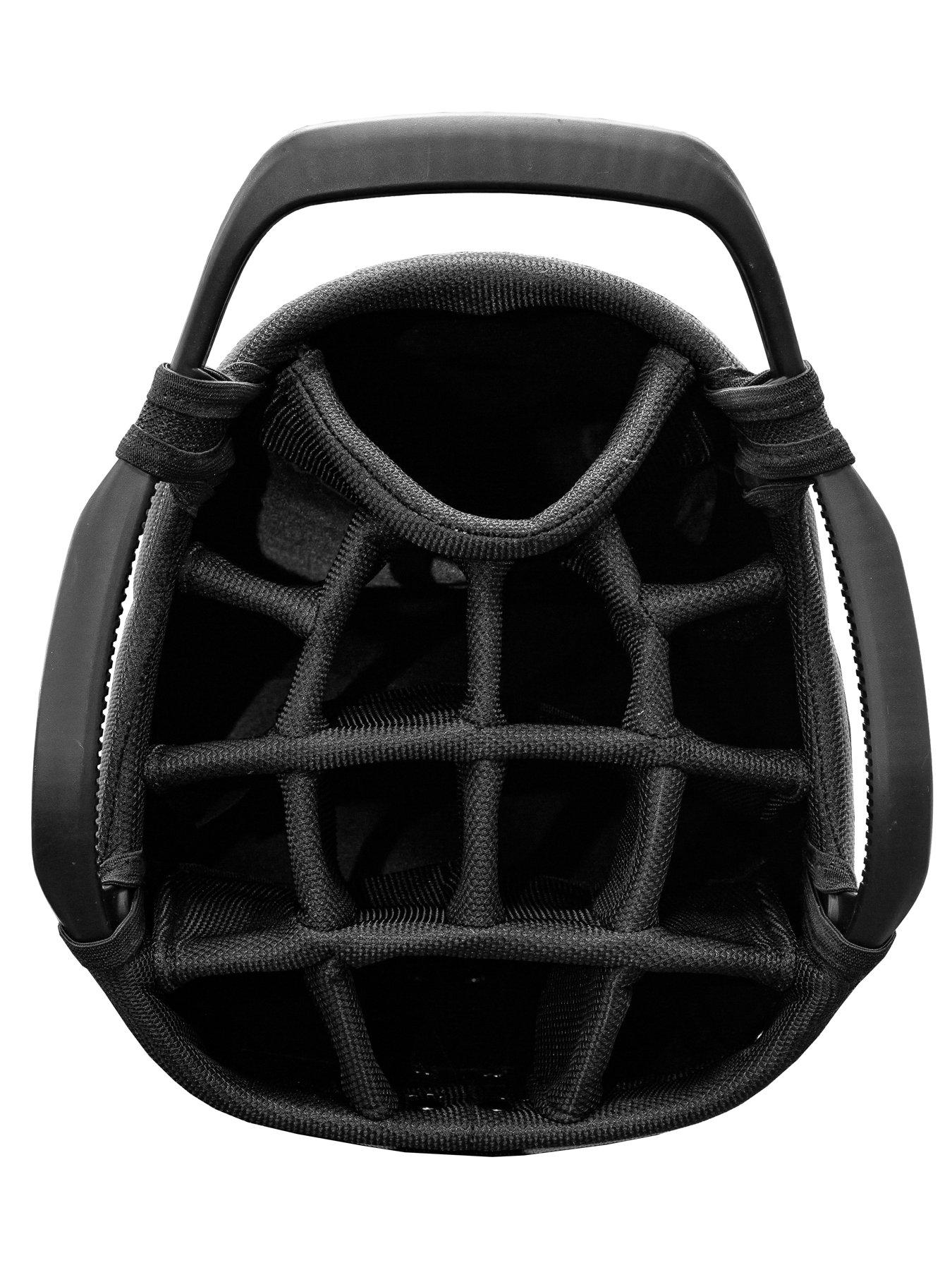 Image 3 of 5 of LONGRIDGE Deluxe Lite Cart Bag Black/Char/Red