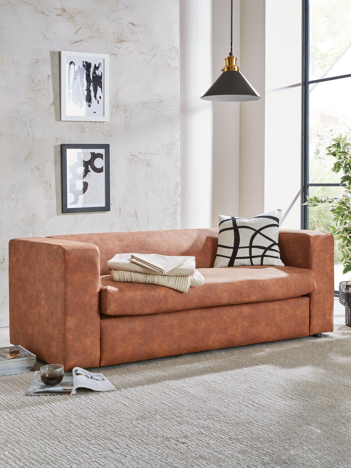 Littlewoods store leather sofas