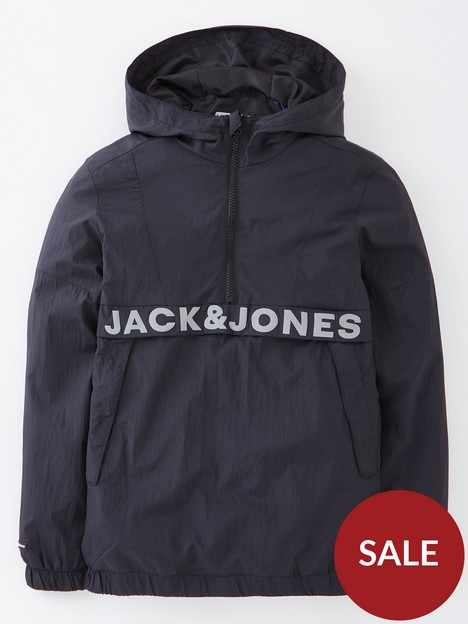 jack-jones-junior-boys-reflective-logo-14-zip-jacket-black