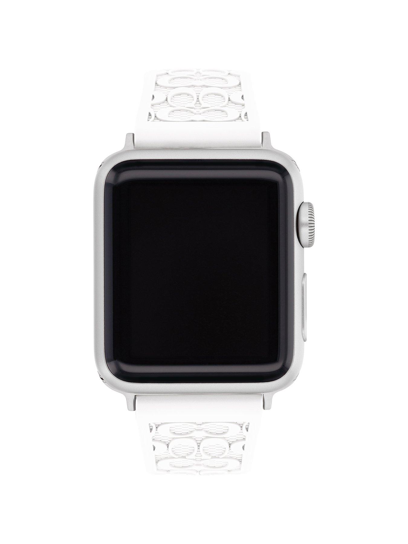 image of coach-apple-watch-strap-silicone-ladies