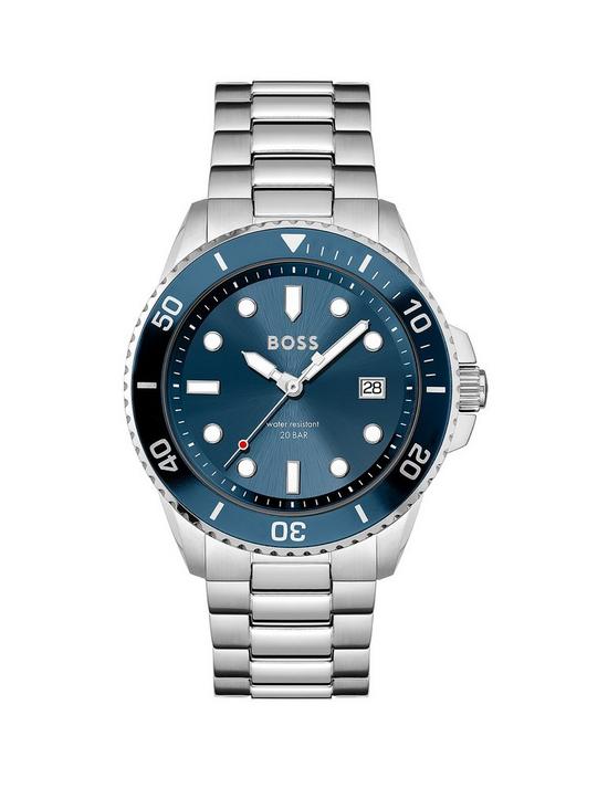 front image of boss-ace-mens-watch