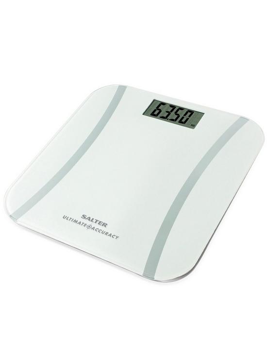 stillFront image of salter-ultimate-accuracy-analyser-bathroom-scale-in-white