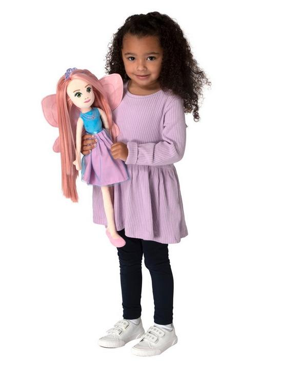 front image of barbie-plush-fairy-doll