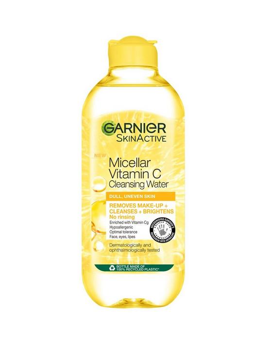 front image of garnier-micellar-vitamin-c-water-for-dull-skin-400ml