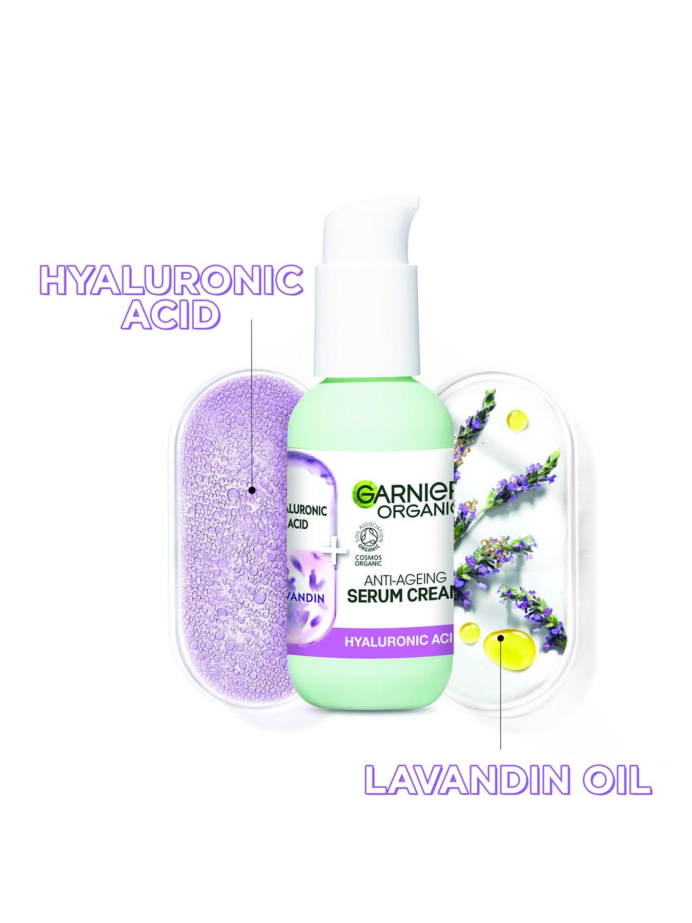 Image 2 of 5 of Garnier Lavandin &amp; Hyaluronic Acid Serum Cream