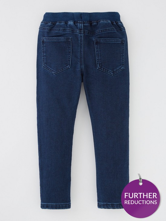 back image of mini-v-by-very-boys-jersey-denim-jogger-jeans-indigo
