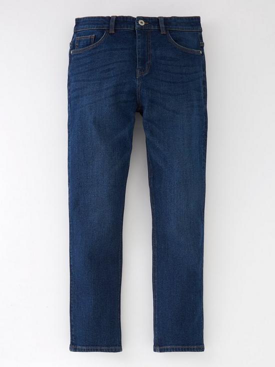 back image of v-by-very-boysnbspslim-jeans-2-packnbsp--bleach-washdark-wash