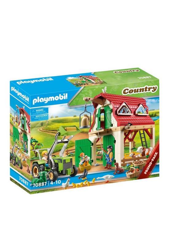 stillFront image of playmobil-70887-country-farm-with-small-animals