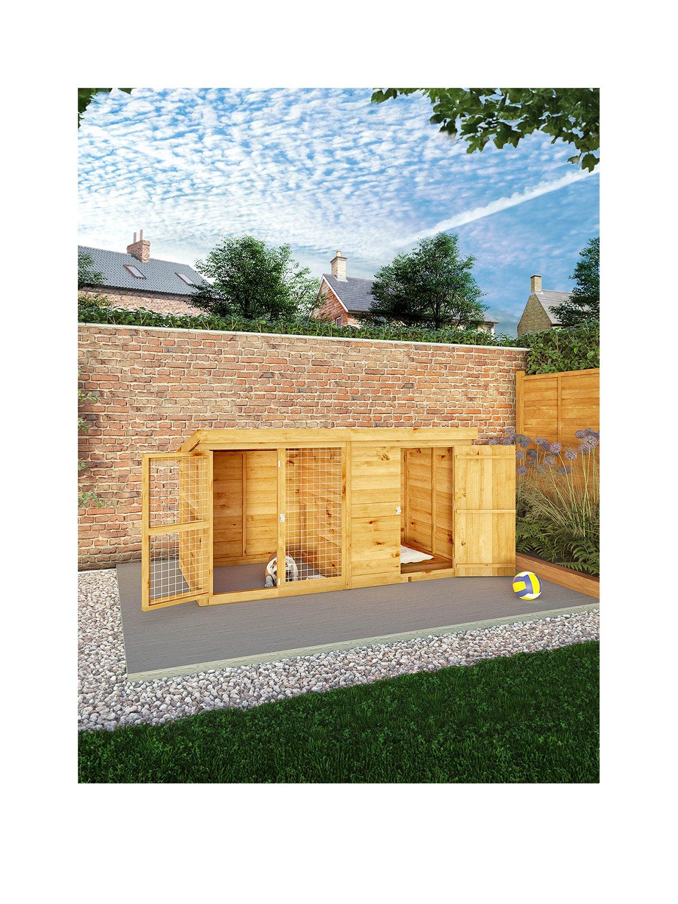 undefined 8 x 4 Berkshire Dog Kennel  &  Run