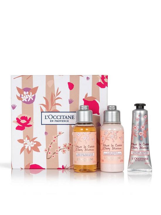 front image of loccitane-jadore-cherry-blossom-collection