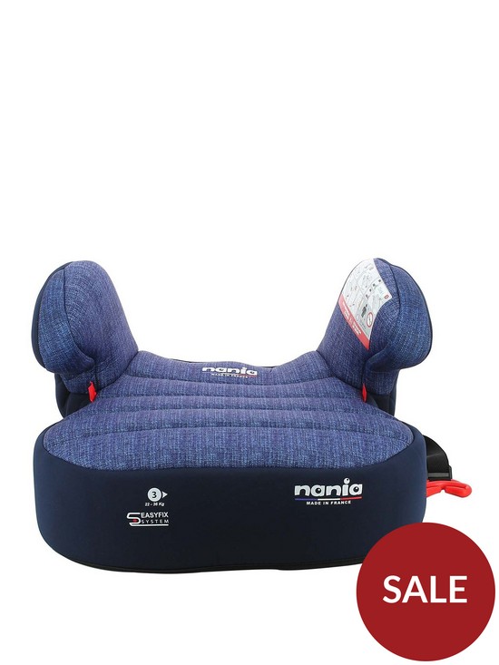 front image of nania-dream-easyfix-blue-denim-grp-3-booster-7-to-12-years
