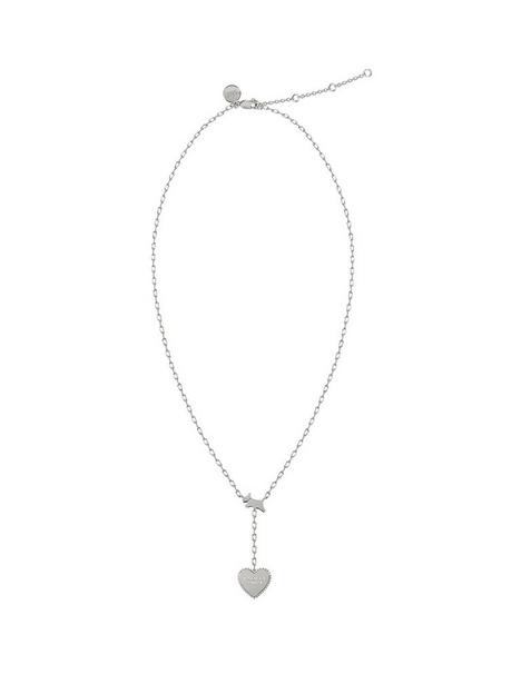 radley-ladies-silver-plated-drop-bobble-heart-necklace