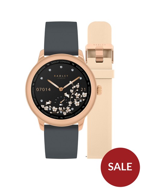 radley-ladies-series-7-gps-smart-watch-gift-set-with-interchangeable-silicone-straps