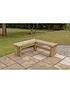  image of forest-double-corner-sleeper-bench-12m