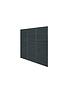 image of forest-contemporary-double-slatted-fence-panel-18m-x-18mnbsp--anthracite-grey-pack-of-3