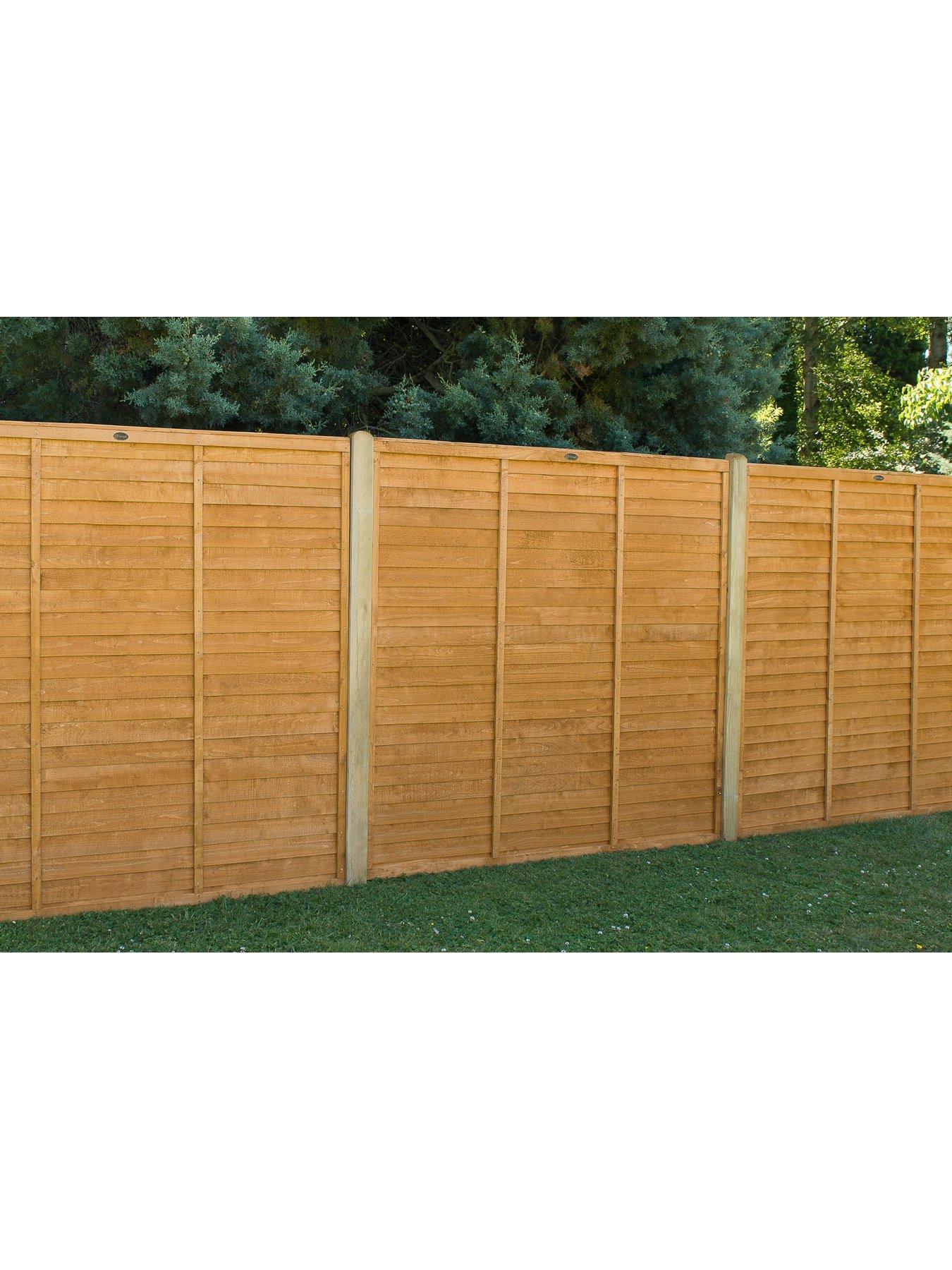  image of forest-trade-lap-fence-panel-pack-of-20-183m-x-183m