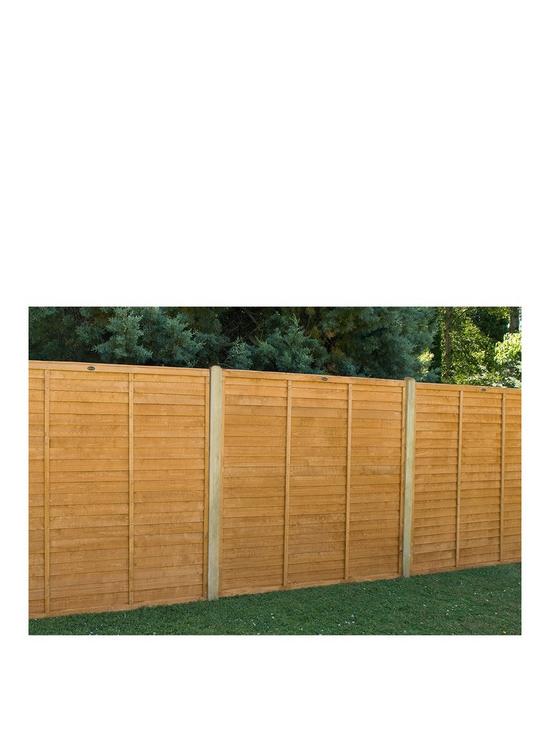 front image of forest-trade-lap-fence-panel-pack-of-3-183m-x-183m